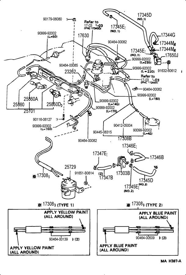 Toyota Camry Vacuum Hose Diagram