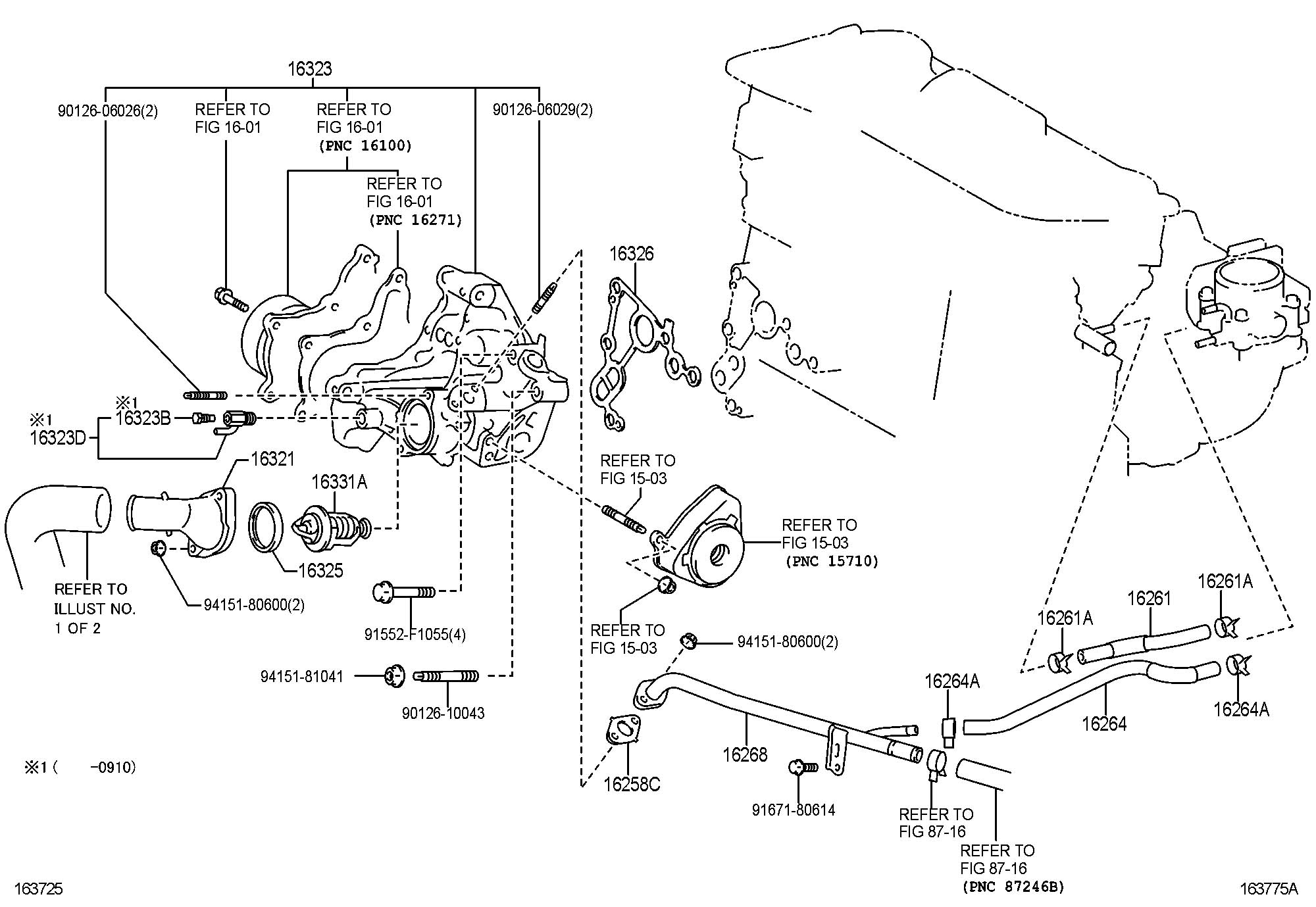 2010 Toyota Camry Thermostat - 90916A3002 | Toyota Parts Direct, London ON