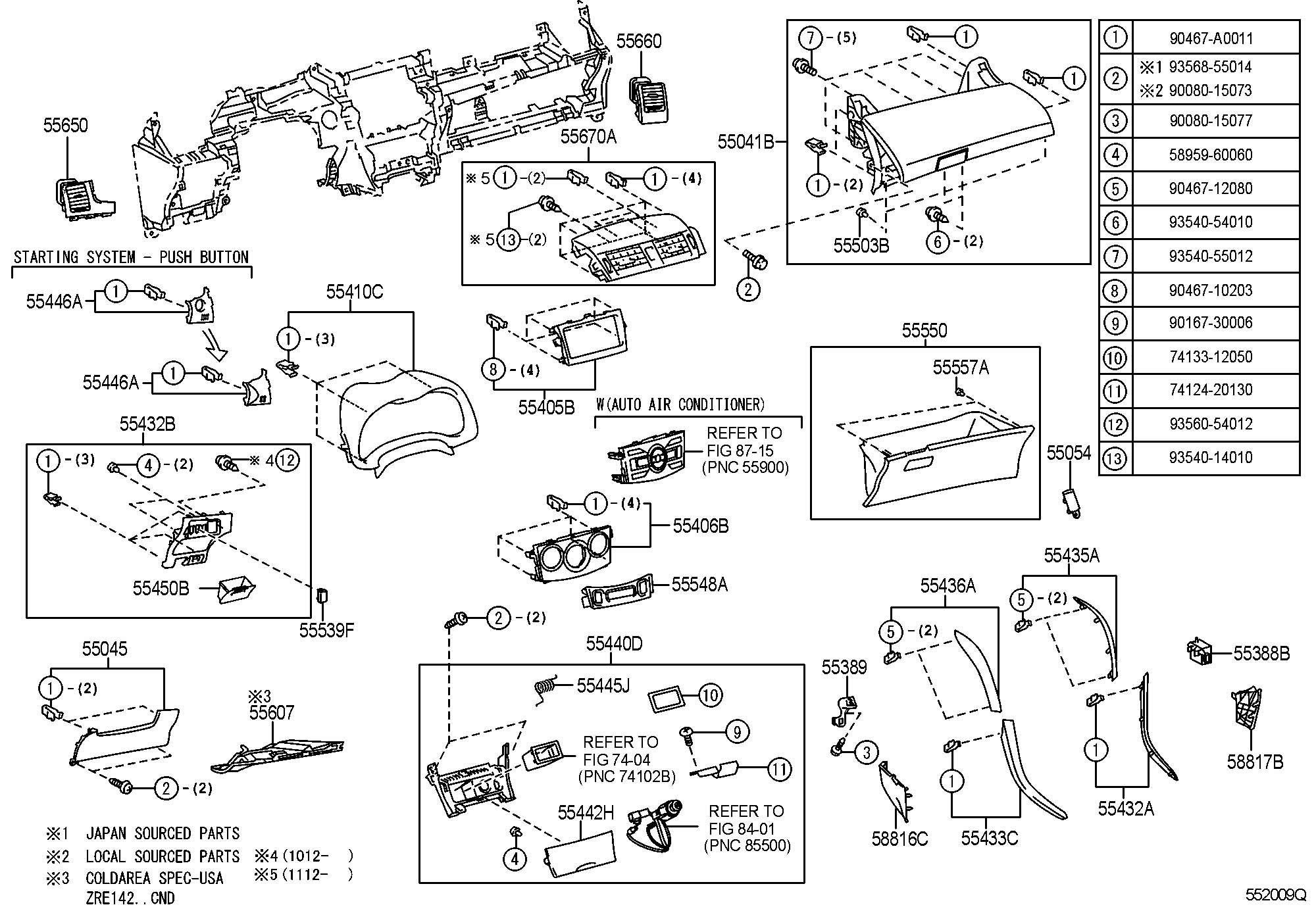 Toyota Corolla Box assembly, coin. Dk.gray. Box, coin; dk.gray, trim1 ...