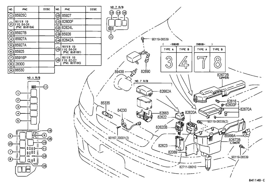 85397AA040 - Toyota Switch assembly, washer level warning; switch ...