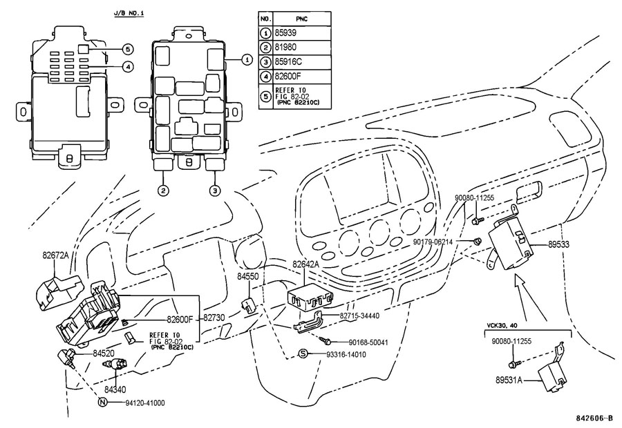 2002 Toyota Tundra Relay; relay assembly, circuit opening (for efi ...