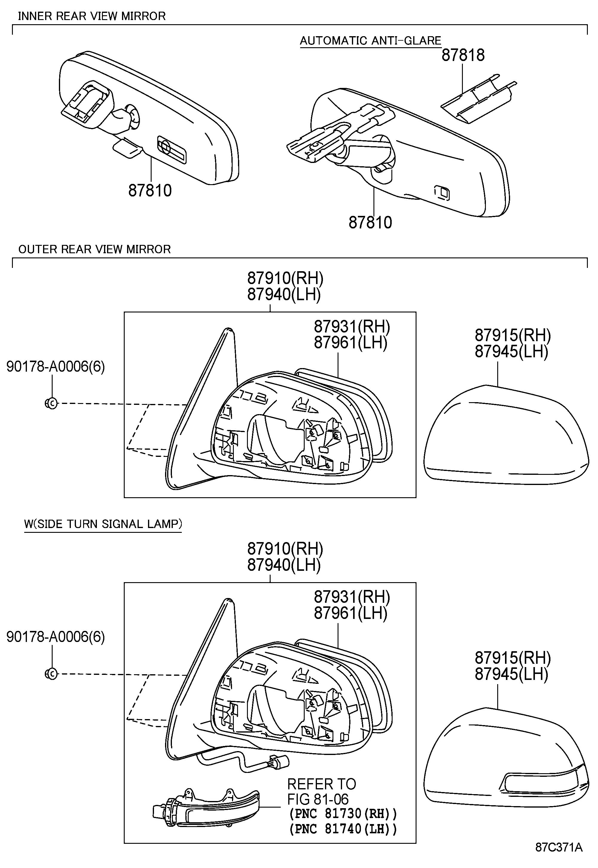 Toyota Side Mirror Wiring Diagram