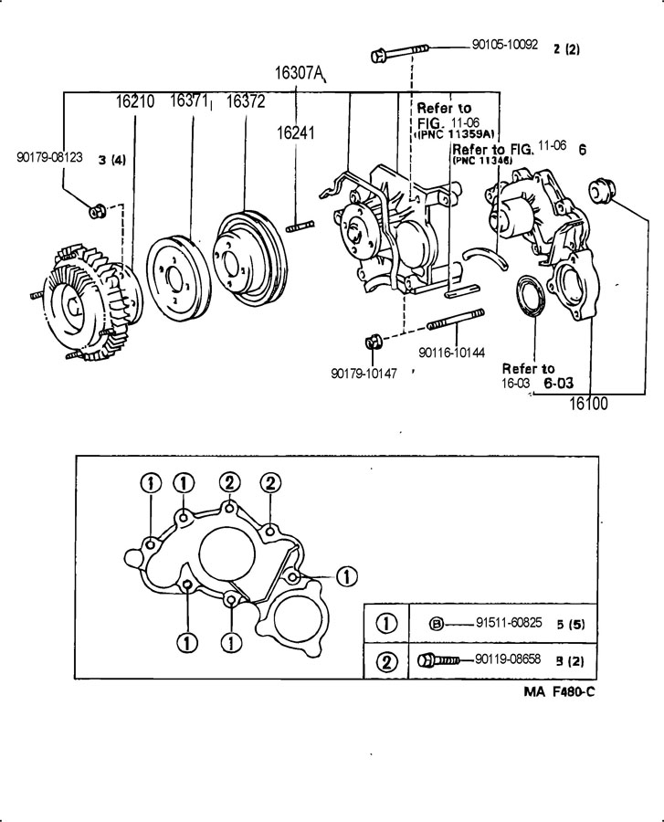 1630765030 - Toyota Bracket sub-assembly, fan | Toyota Parts Direct ...