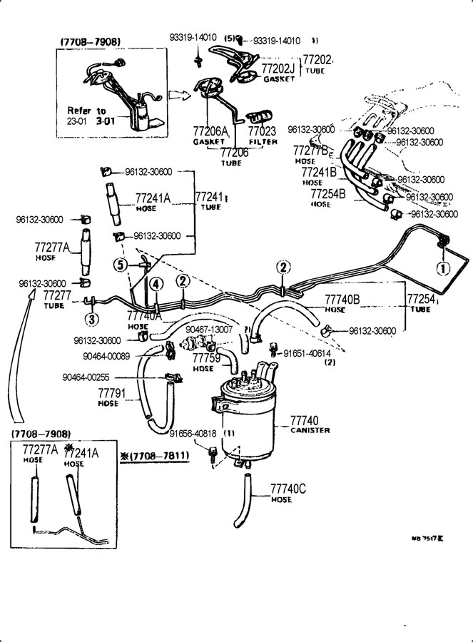 7702312050 - Toyota Filter sub-assembly, fuel suction tube | Toyota ...