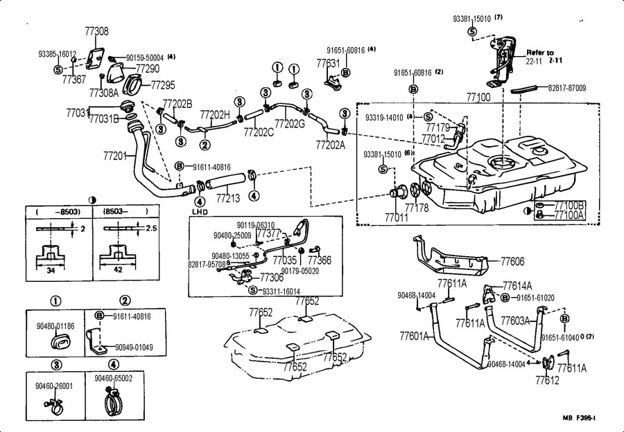 7731012140 - Toyota Cap assembly, fuel tank. Cap, tank. Cap, tank