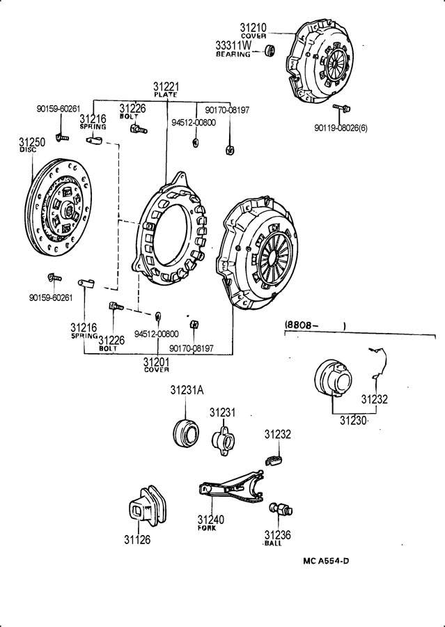 3125036293 - Toyota Disc assembly, clutch. Disc, clutch. Disc, clutch ...