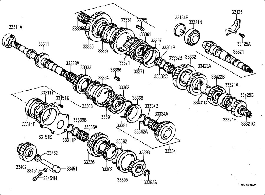 Toyota Celica Transmission Parts