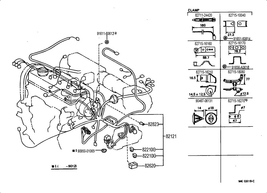 [DIAGRAM] Toyota Ta Wiring Harness Clamp Diagram